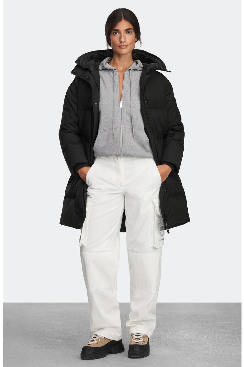 Louise Down Puffer Parka, Alternate, color, BLACK - NOIR