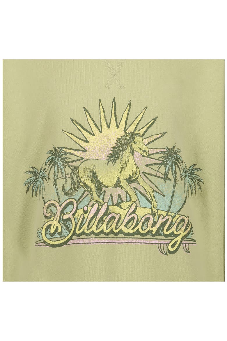 Kids' Making Waves Graphic Sweatshirt, Alternate, color, LIGHT AVOCADO