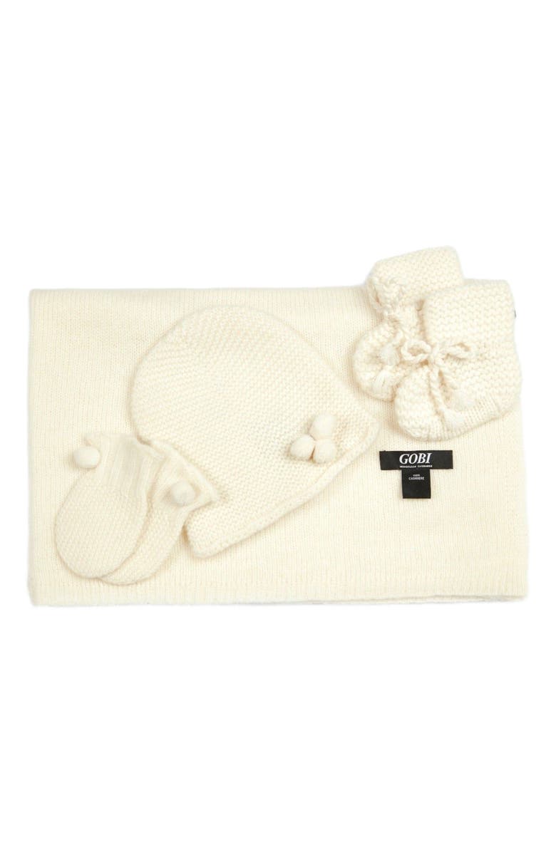 GOBI Mongolian Cashmere Baby Cashmere Set, Main, color, 