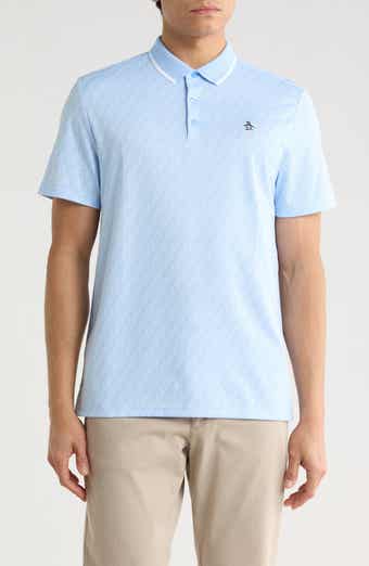 Petes Tipped Diamond Knit Polo