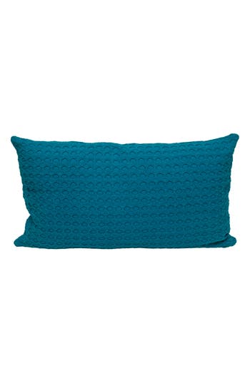 Parkland Collection Embossed Throw Pillow In Blue