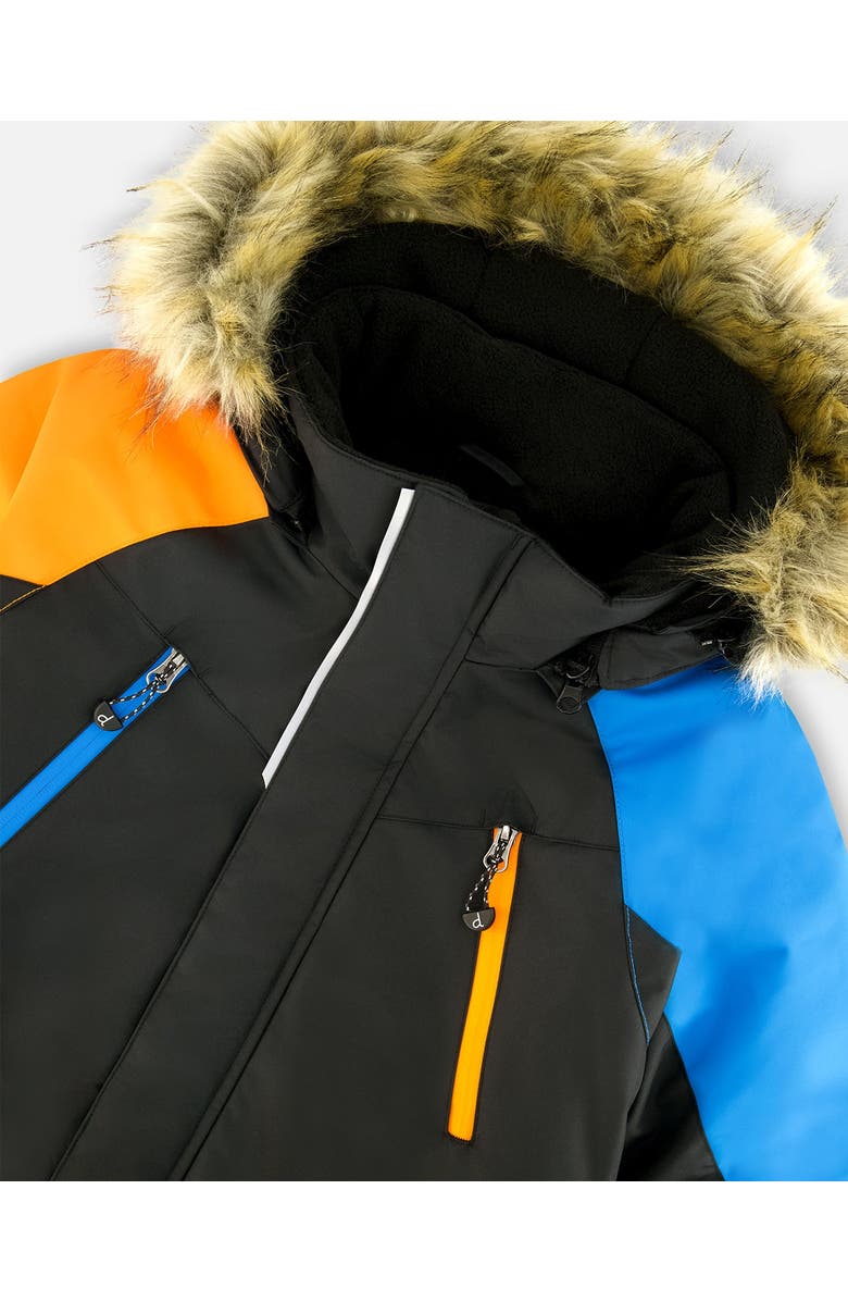 Deux par Deux Boy Two-Piece Play Snowsuit, Alternate, color, Robot Dinosaur Print