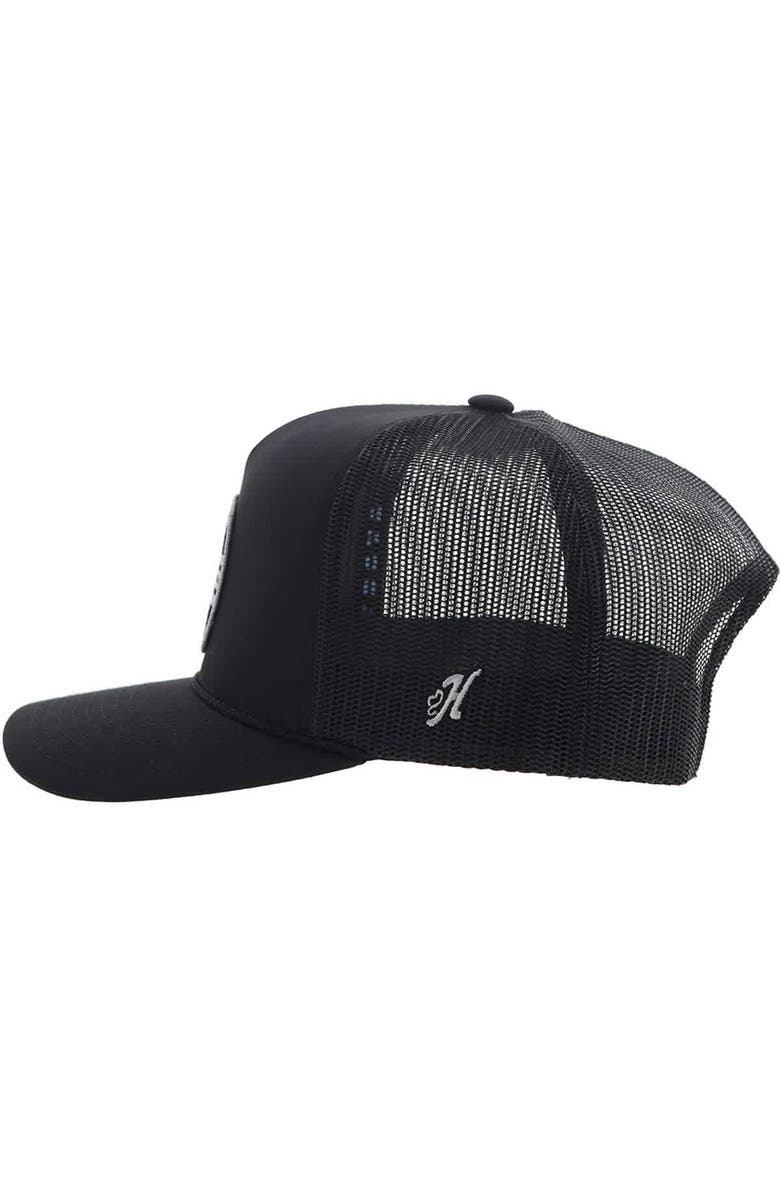 HOOEY Men's HOOey Black Dallas Cowboys Patch Rope Trucker Adjustable Hat, Alternate, color, Black