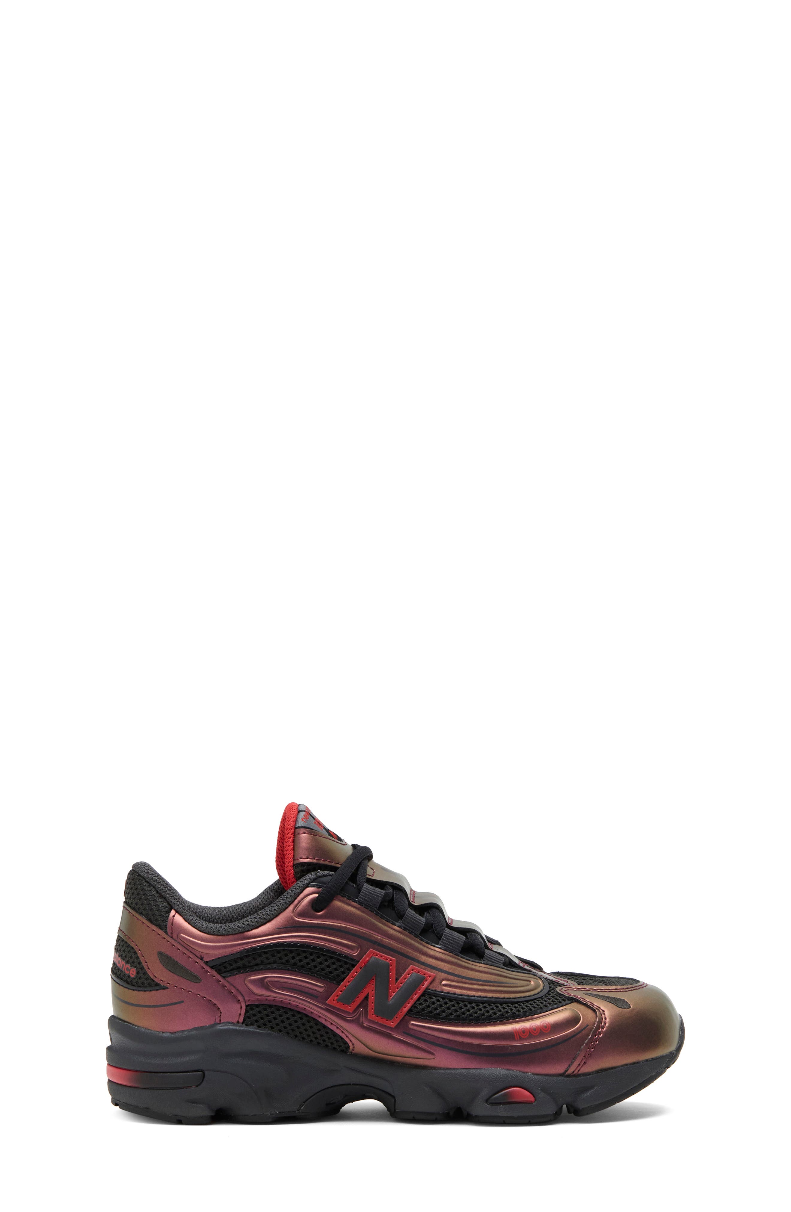 Kids' 1000 Lace Sneaker, Alternate, color, BLACK