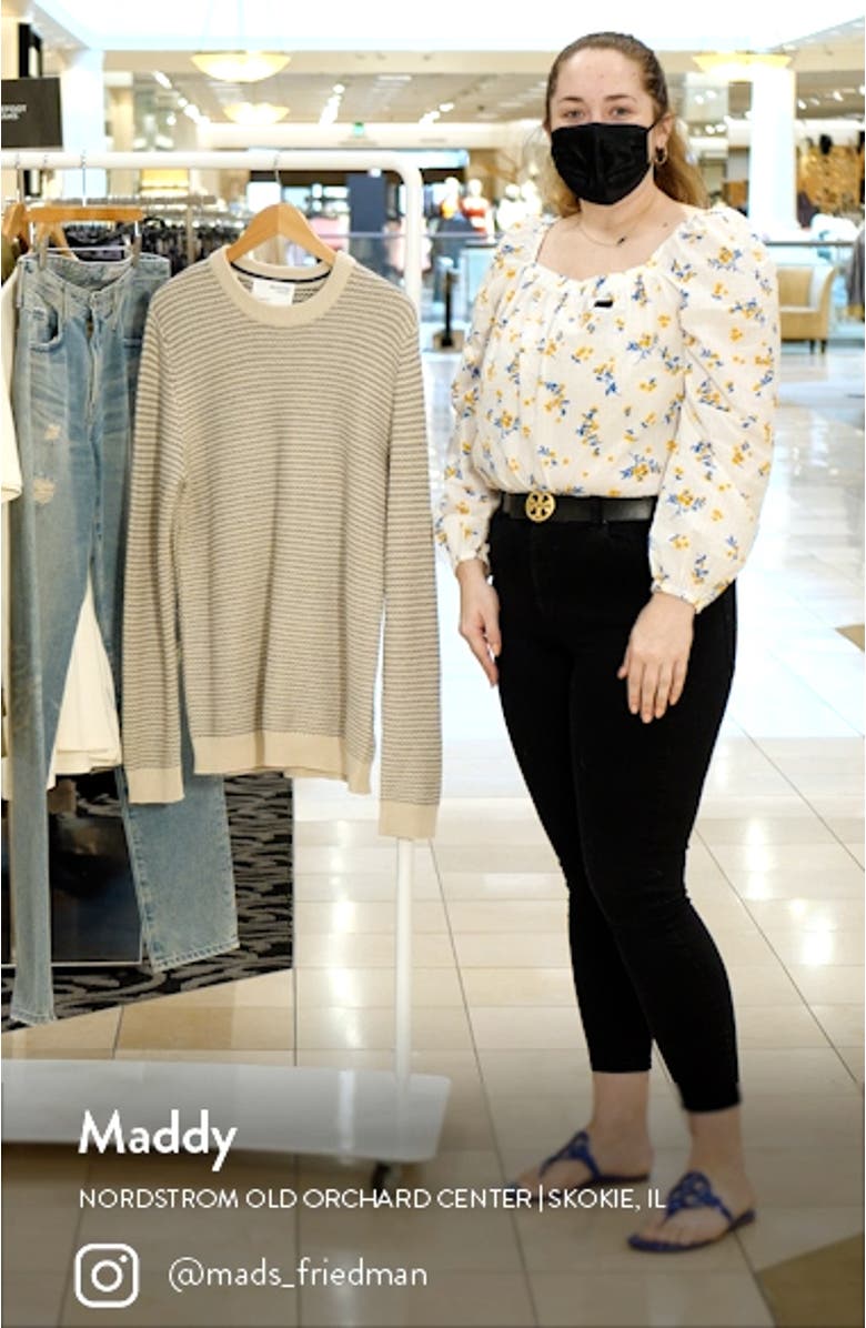 Wes Crewneck Organic Cotton Blend Sweater, sales video thumbnail