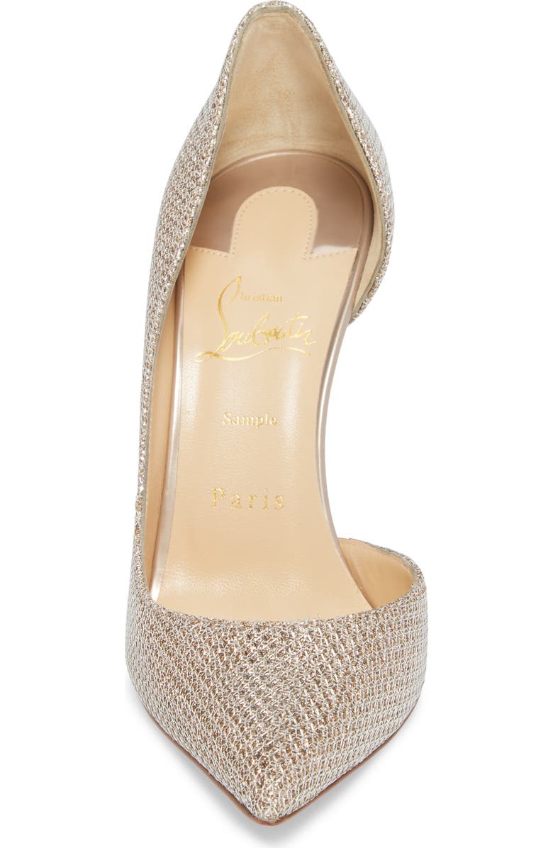 Christian Louboutin Iriza Half d'Orsay Pump, Alternate, color,