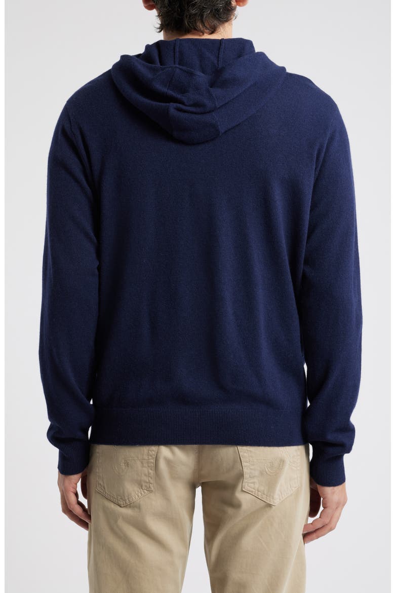 Conway Wool & Cashmere Hoodie Sweater, Alternate, color, NAVY
