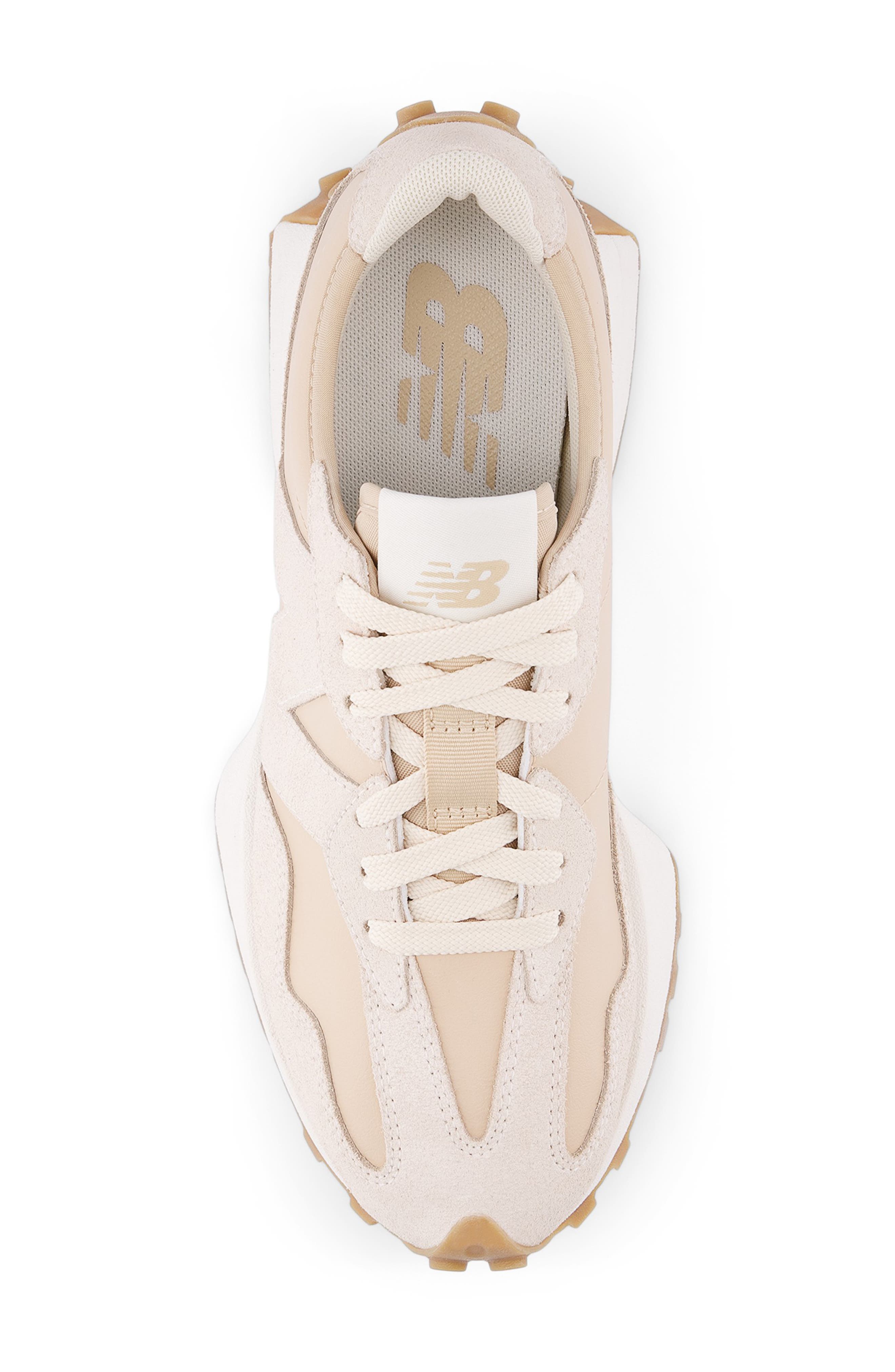 327 Sneaker, Alternate, color, BISQUE/ DESERT CLAY
