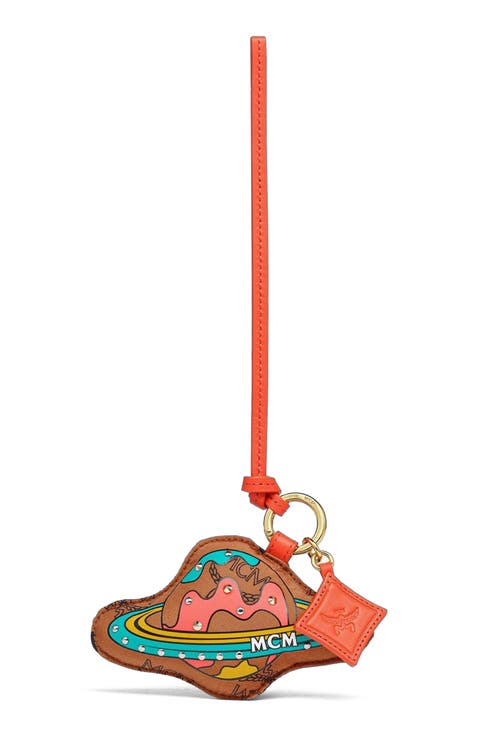 Aren Planet Charm in Monogram Recycled Nylon