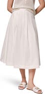 Donna Karan New York Pleated Midi Skirt