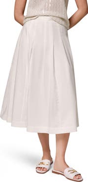 Donna Karan New York Pleated Midi Skirt