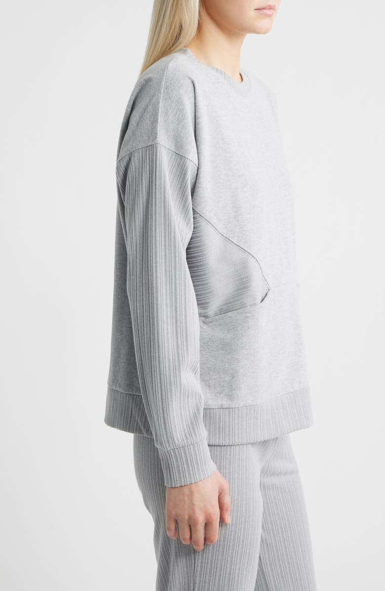 Rip Curl Cozy Fleece Sweatshirt, Alternate, color, Grey Marle