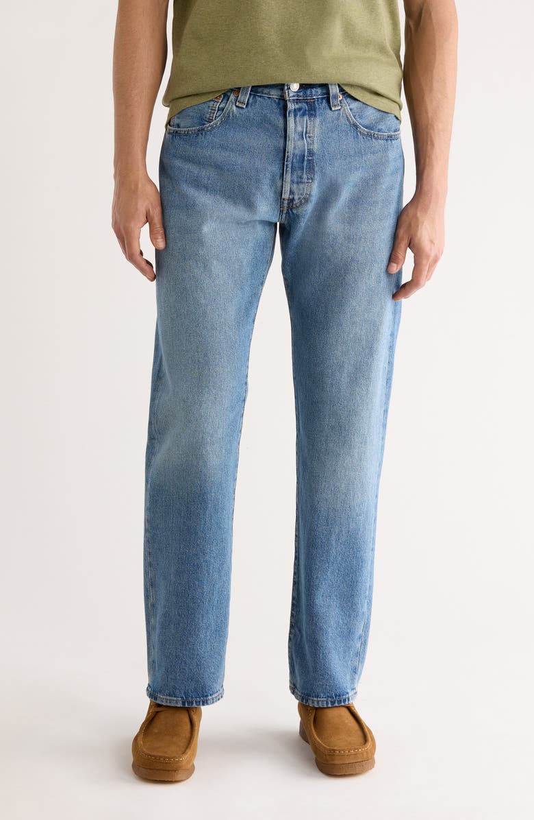 Levi's 501<sup>®</sup> Relaxed Straight Jeans, Main, color, Road Work