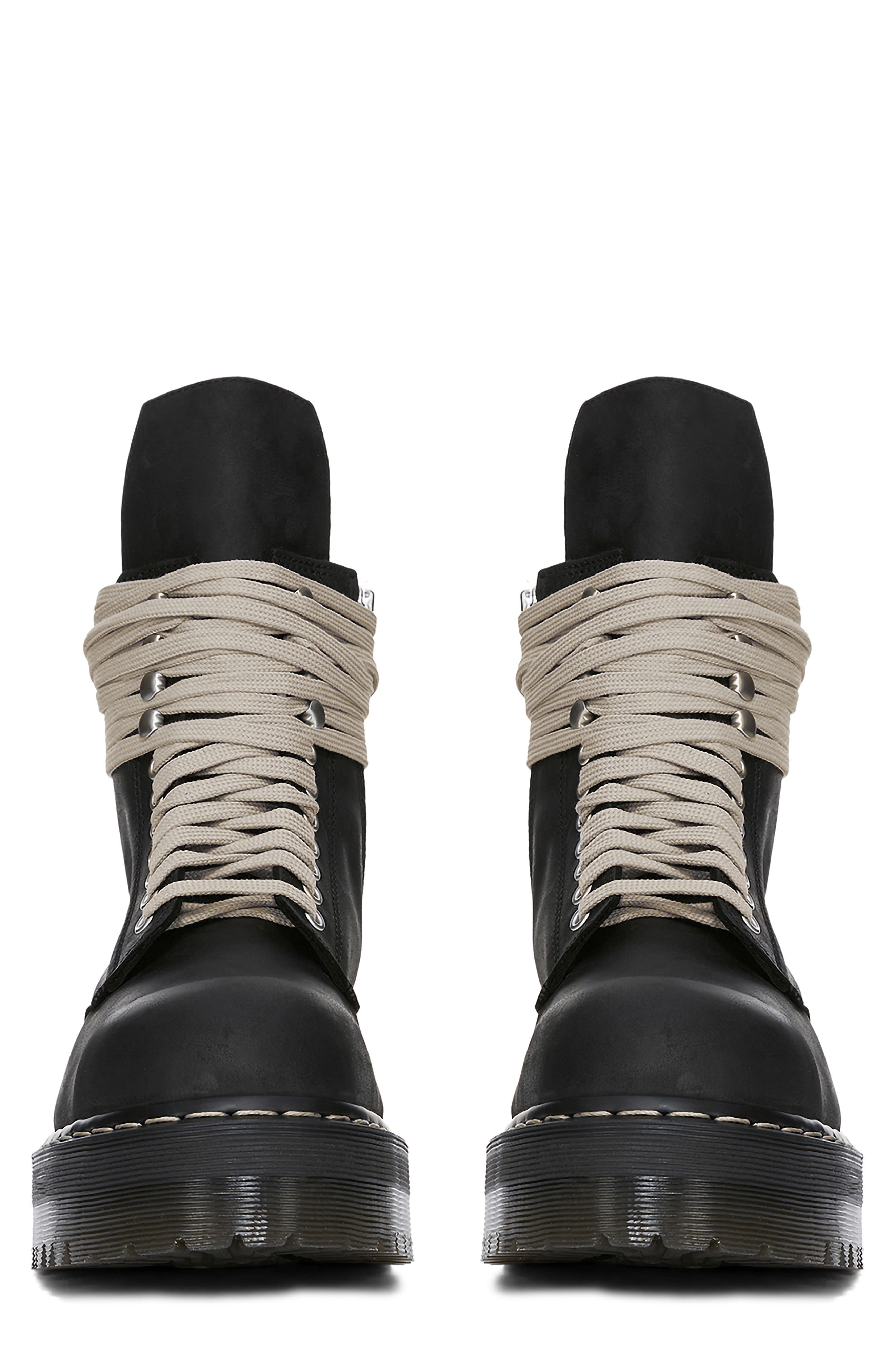 x Dr. Martens Quad Sole Steel Toe Boot, Alternate, color, BLACK