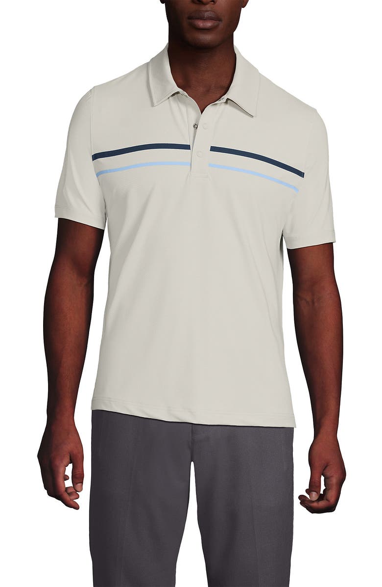 Lands' End Short Sleeve Performance Snap Polo, Alternate, color, 