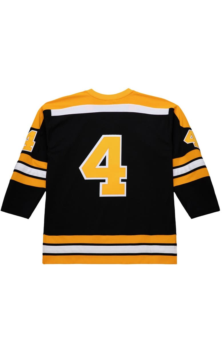 Mitchell & Ness Men's Bobby Orr Black Boston Bruins 1971-72 Power Play Jersey, Alternate, color, Black