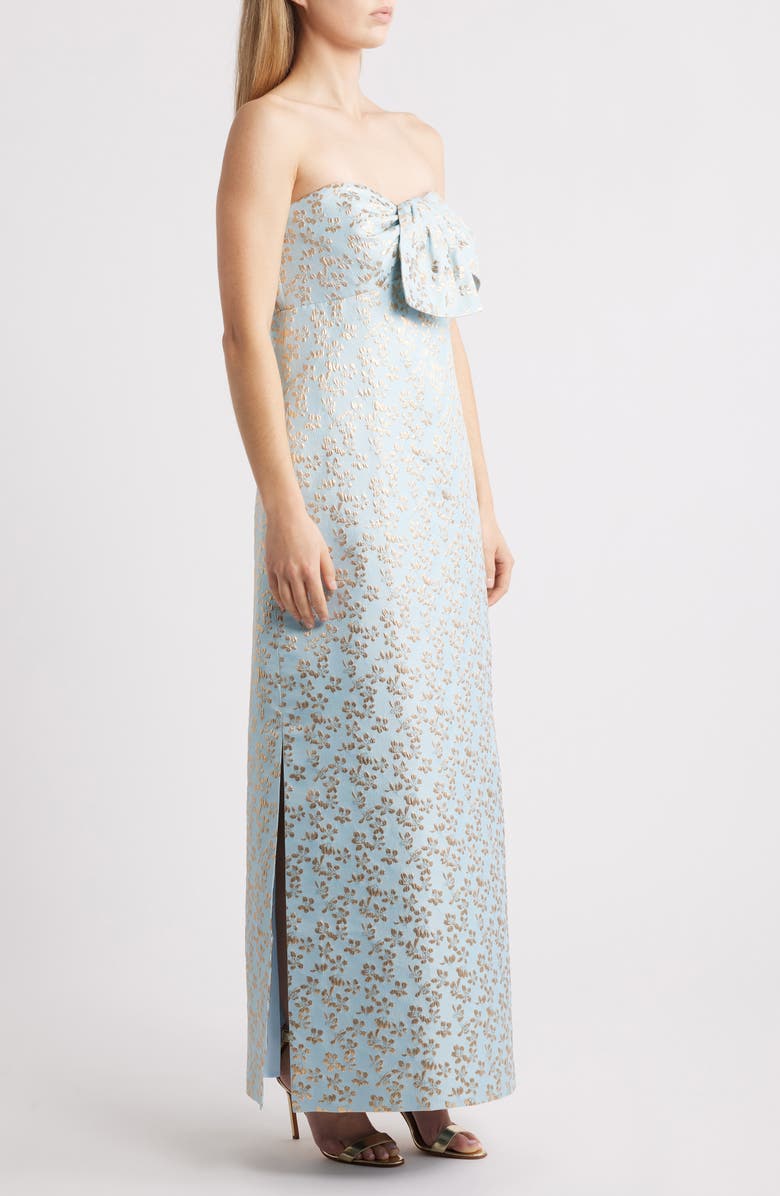 Lilly Pulitzer<sup>®</sup> Carlynn Metallic Jacquard Maxi Cocktail Dress, Alternate, color,
