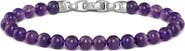 Vincero Amethyst Bead Bracelet