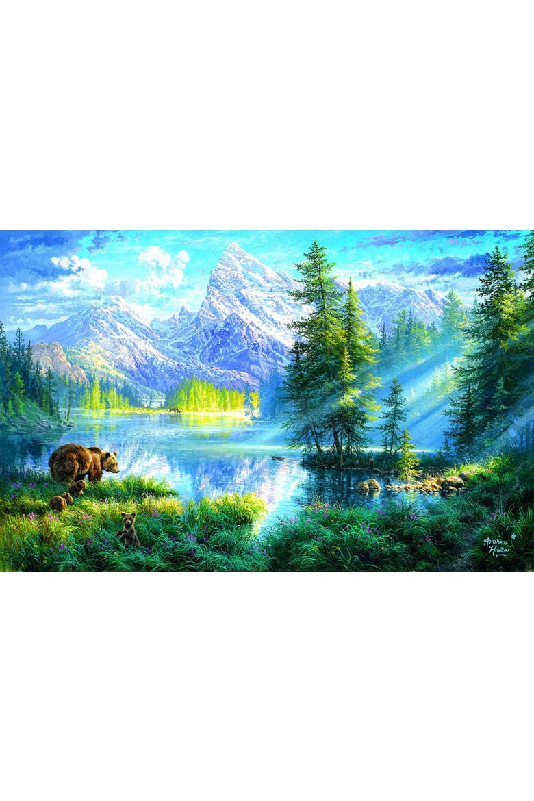 Mountain Morning 550 piece Jigsaw Puzzle for Adults, Alternate, color, Multicolor