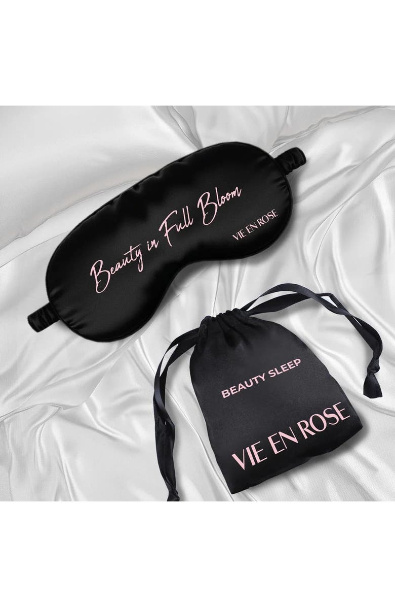 Vie en Rose Beauty Sleep Mask, Main, color, Black