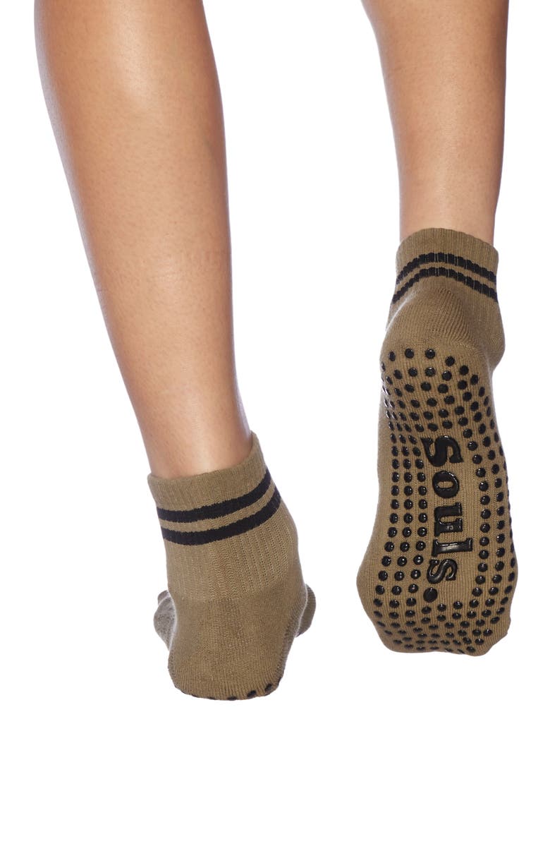 Souls. Classic Ankle Grip Sock, Alternate, color, Olive