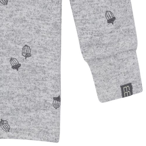 Modern Moments™ By Gerber Hacci Pajama Top & Pant Set In Medium Grey Heather Acorn