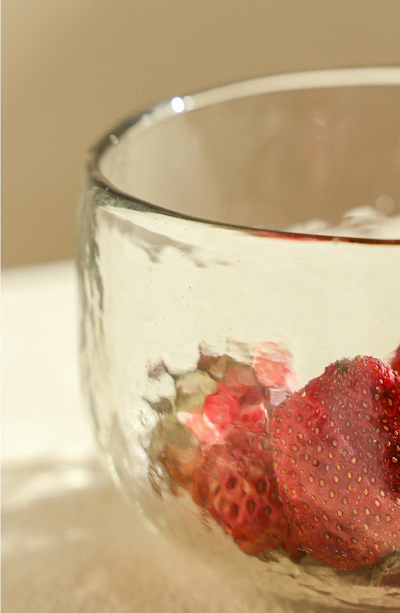 The Collective Home Pebbled Bowls - Set of 2, Alternate, color, Clear