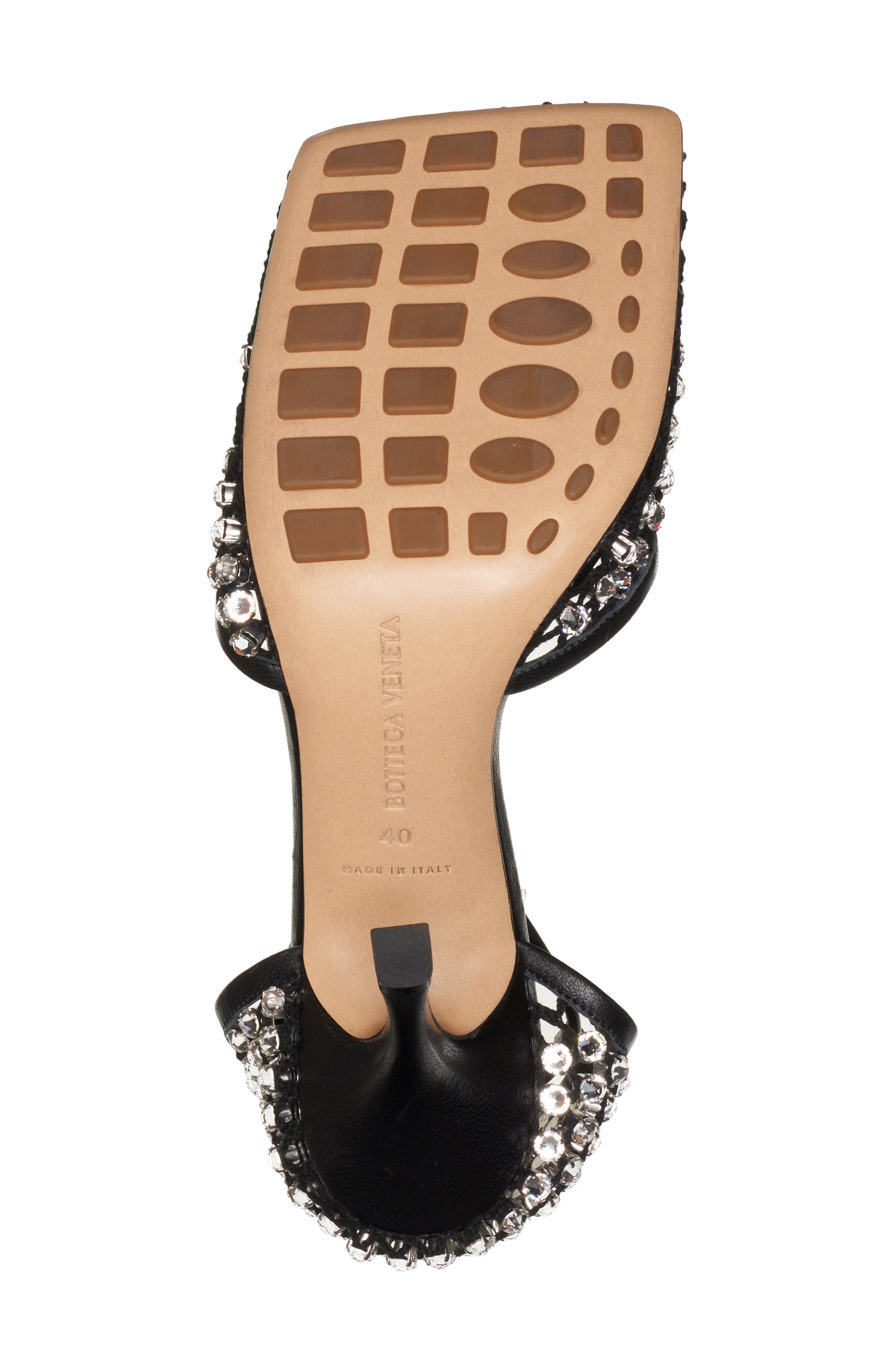 Bottega Veneta Crystal Ankle Wrap Pump, Alternate, color, 