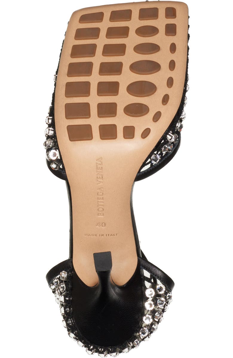 Bottega Veneta Crystal Ankle Wrap Pump, Alternate, color,