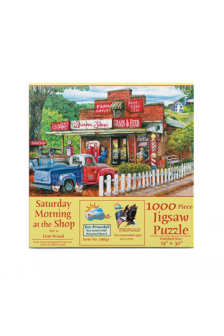 Saturday Morning at the Shop 1000 piece Jigsaw Puzzle for Adults, Alternate, color, Multicolor