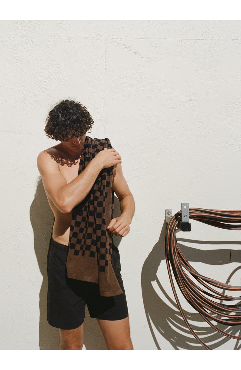 BAINA Roman Organic Cotton Pool Towel, Alternate, color,