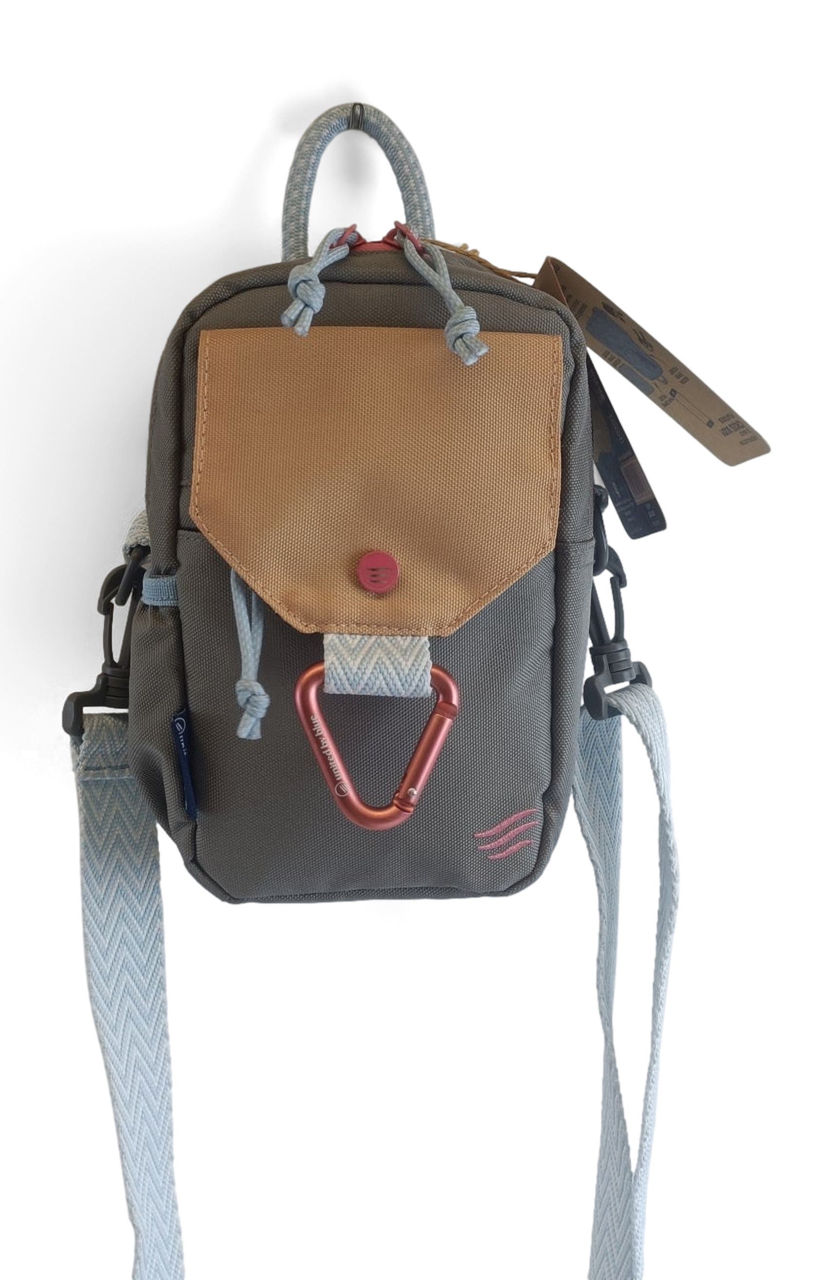 United By Blue (R)evolution Daily Crossbody, Main, color, Quiet Grey