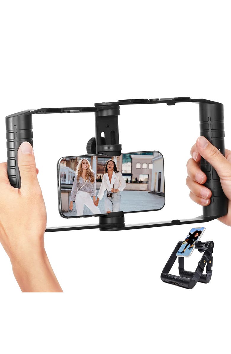 MOVO SPR-20 Foldable Smartphone Video Rig Cage, Main, color, Black