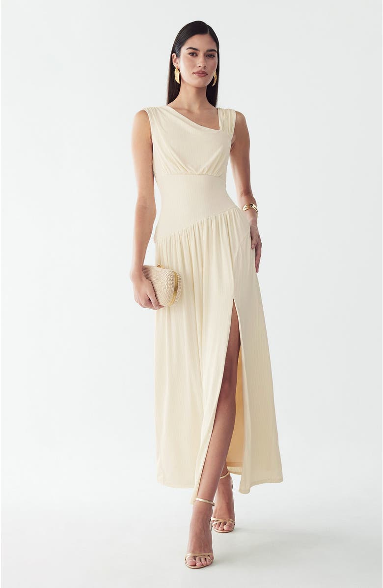 BWLDR Riah Maxi Dress, Main, color, Off White