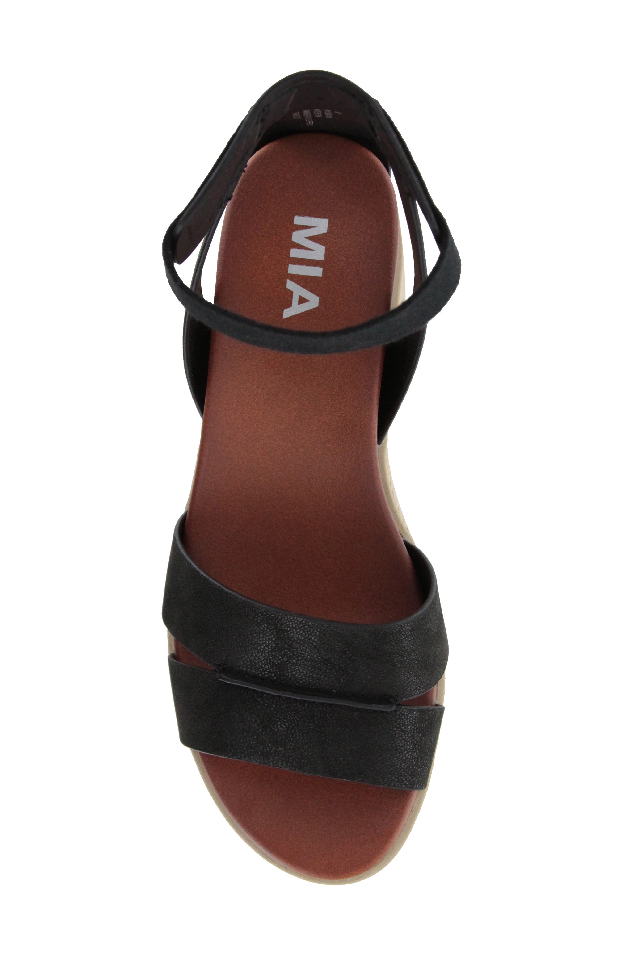 Kaylyn Platform Sandal, Alternate, color, BLACK
