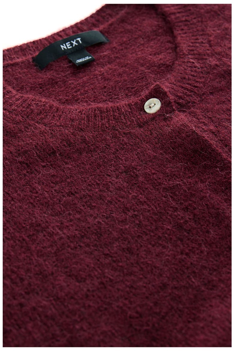 Wide Sleeve Cardigan, Alternate, color, RED
