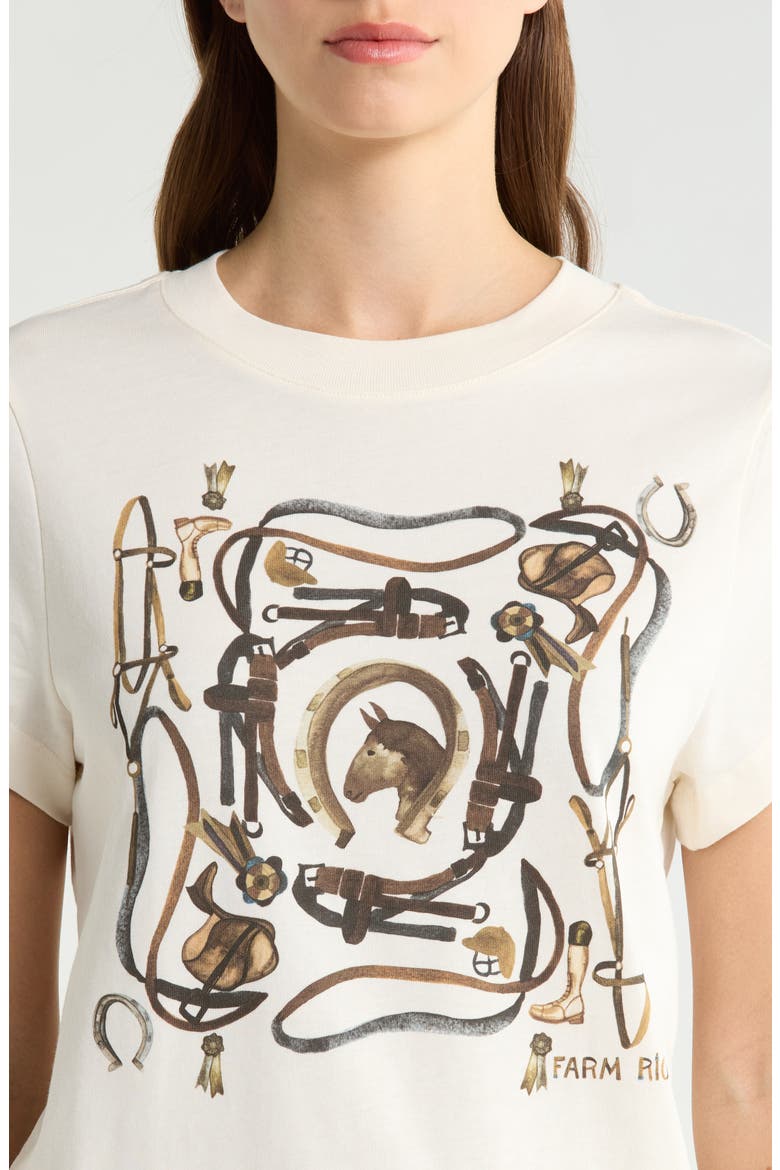 Equestrian Graphic T-Shirt, Alternate, color, OFF-WHITE