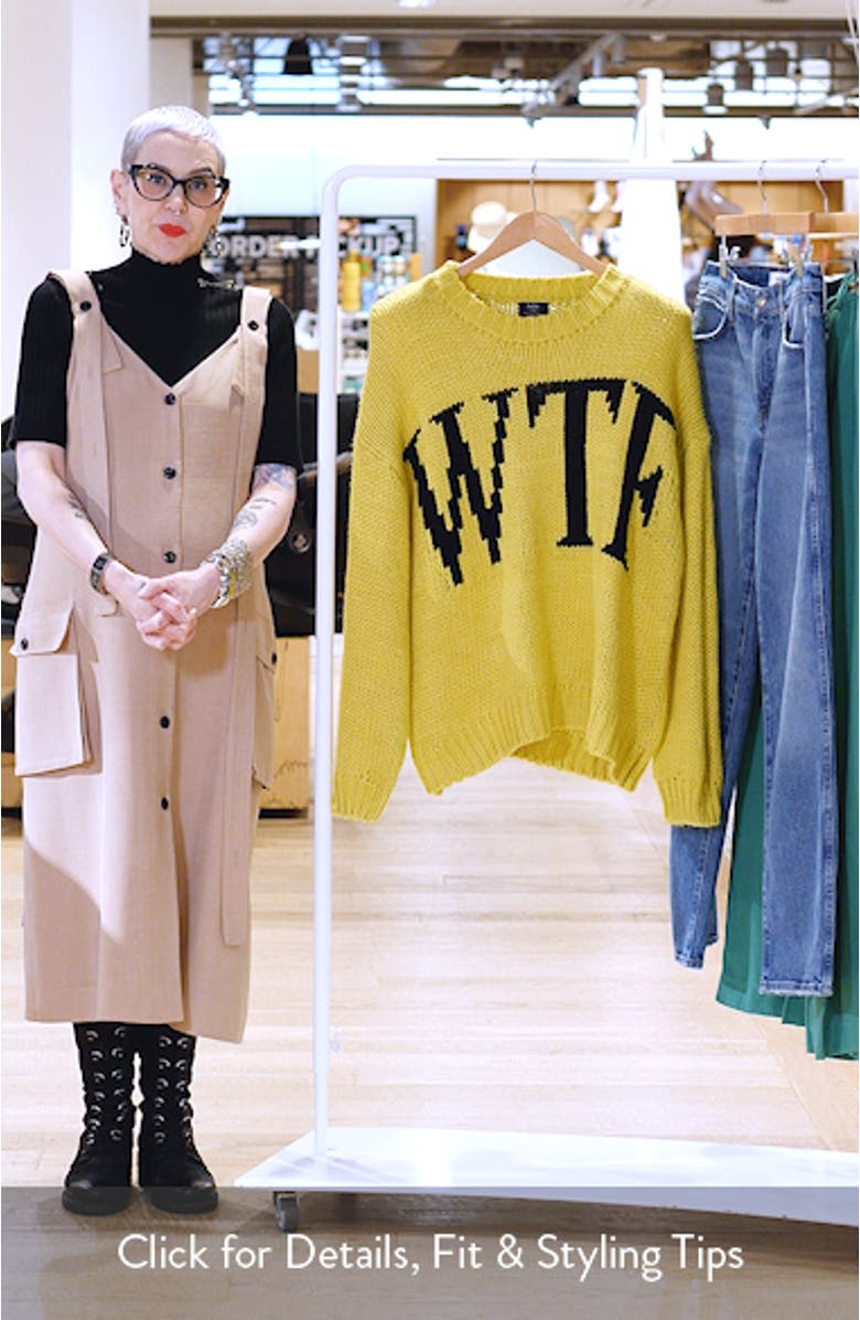 WTF Crop Sweater, sales video thumbnail