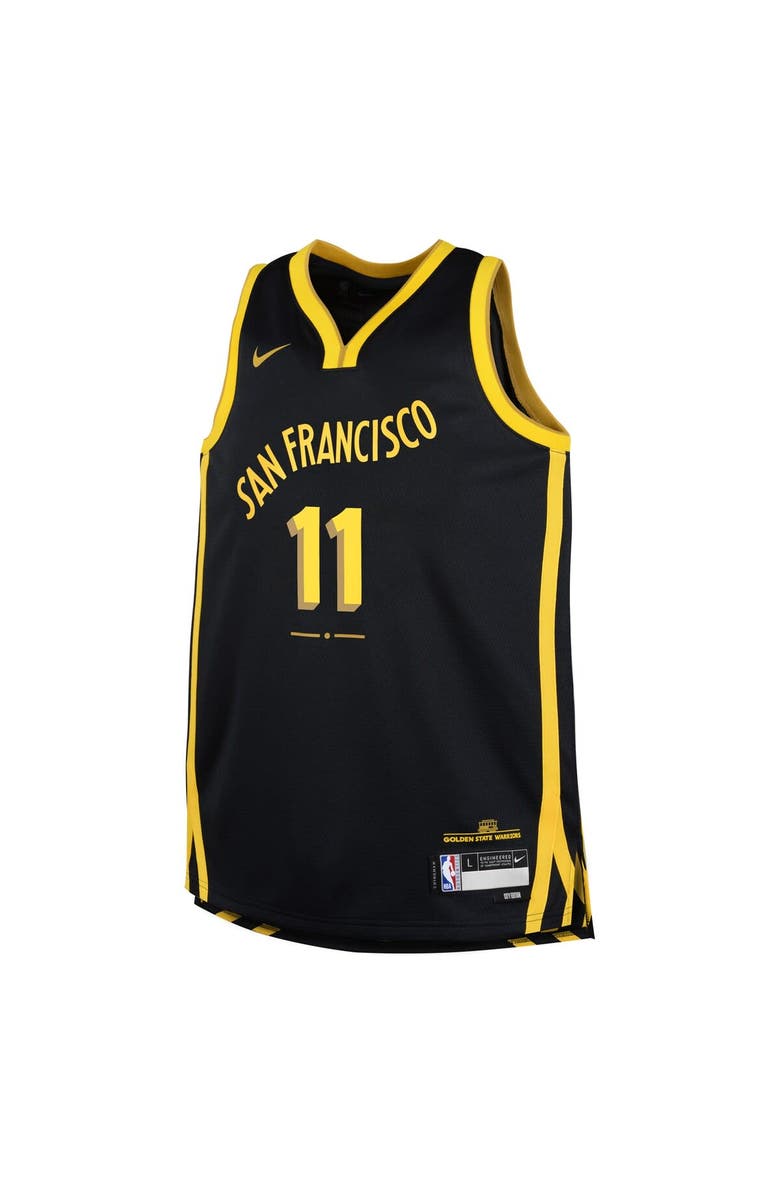 Nike Youth Nike Klay Thompson Black Golden State Warriors Swingman Replica Jersey - City Edition, Alternate, color,