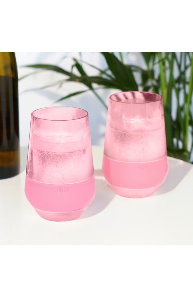 HOST Wine FREEZE XL Cooling Cup Set of 2, Alternate, color, Tinted Blush