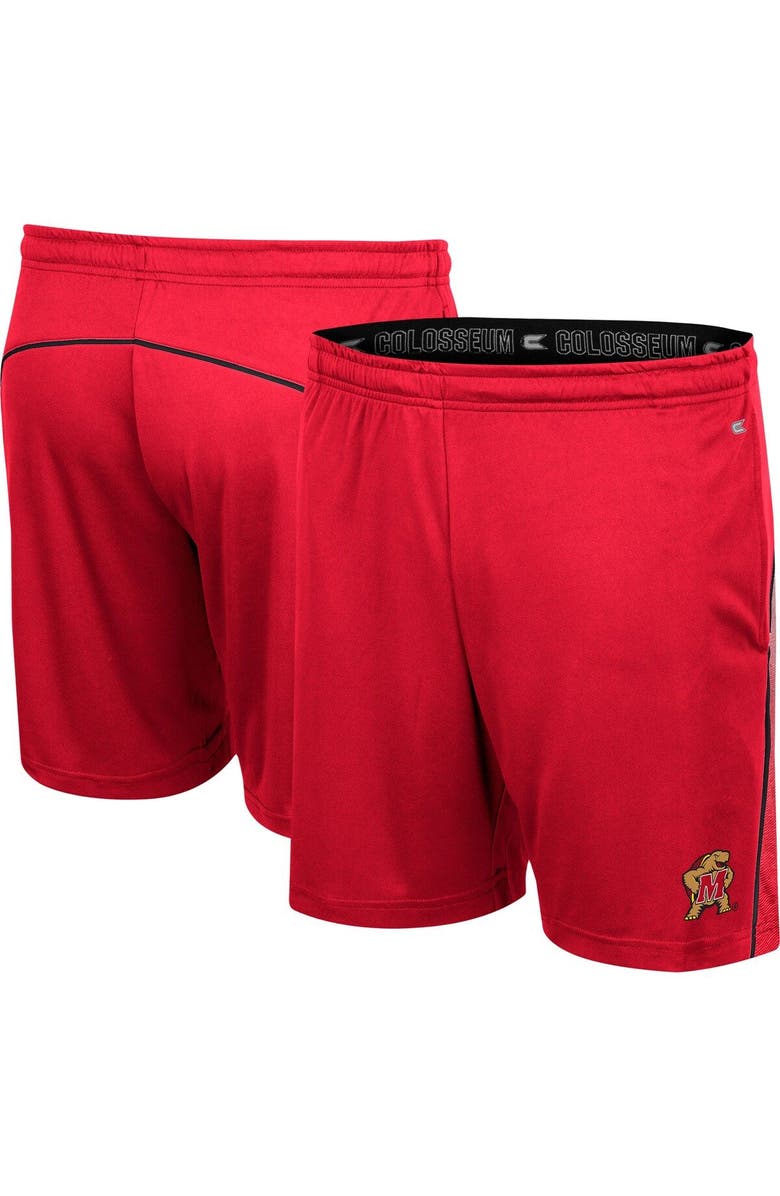 COLOSSEUM Men's Colosseum Red Maryland Terrapins Laws of Physics Shorts, Main, color,
