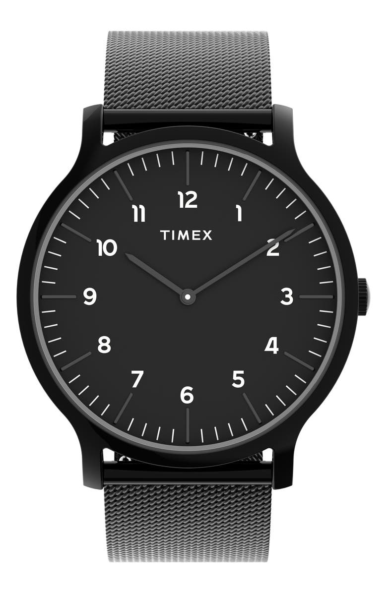Timex<sup>®</sup> Norway Mesh Strap Watch, 40mm, Main, color, 