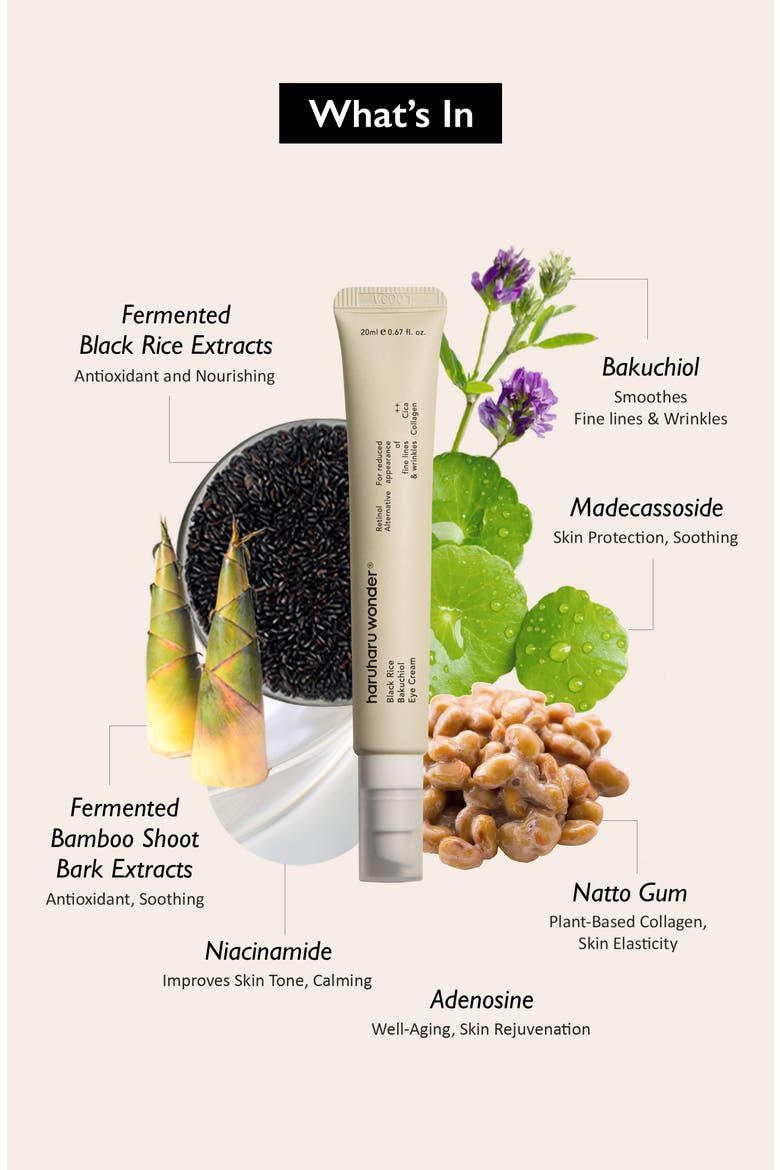 Black Rice Bakuchiol Eye Cream, Alternate, color, None