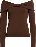 PAIGE Aaliyah Off the Shoulder Top