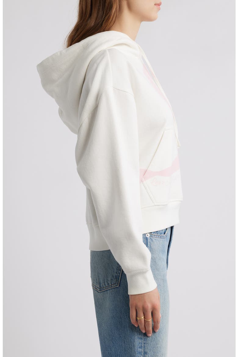 Brunella Cotton Hoodie, Alternate, color, ROSE WHITE