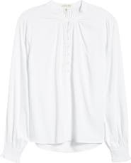 Cloth & Stone Gathered Satin Top