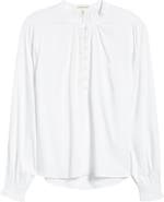 Cloth & Stone Gathered Satin Top