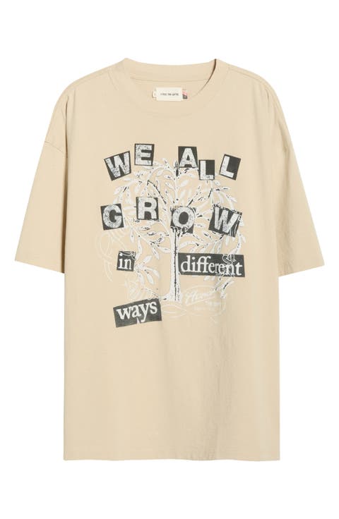 We All Grow Cotton Graphic T-Shirt