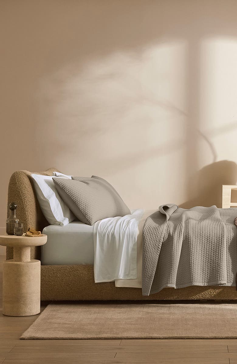 Boll & Branch Signature Texture Stitch Quilted Sham, Alternate, color, 