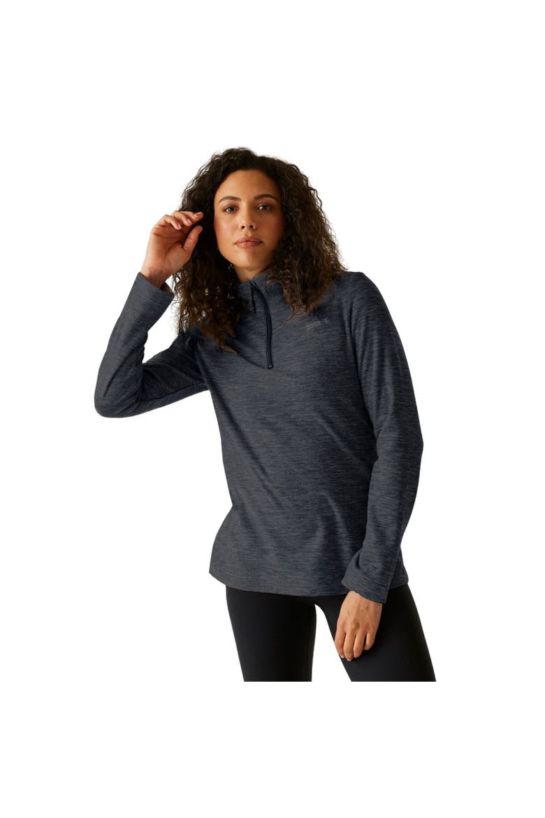 Sweetheart Quarter Zip Fleece Top, Alternate, color, Seal Grey